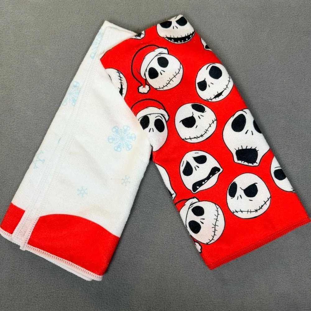 Disney Nightmare Before Christmas Set of 2 Hand Towels/ Kitchen/Bath- NWT